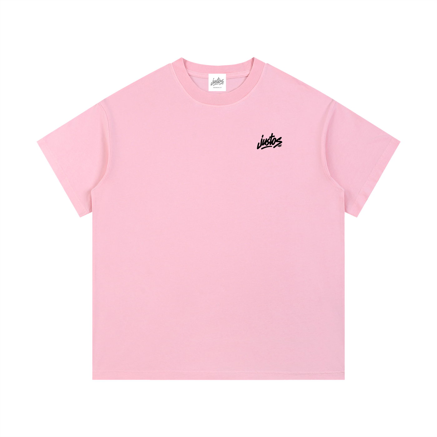 Wash Cotton T-Shirt - Pink,Justos (HOOS-tohs)