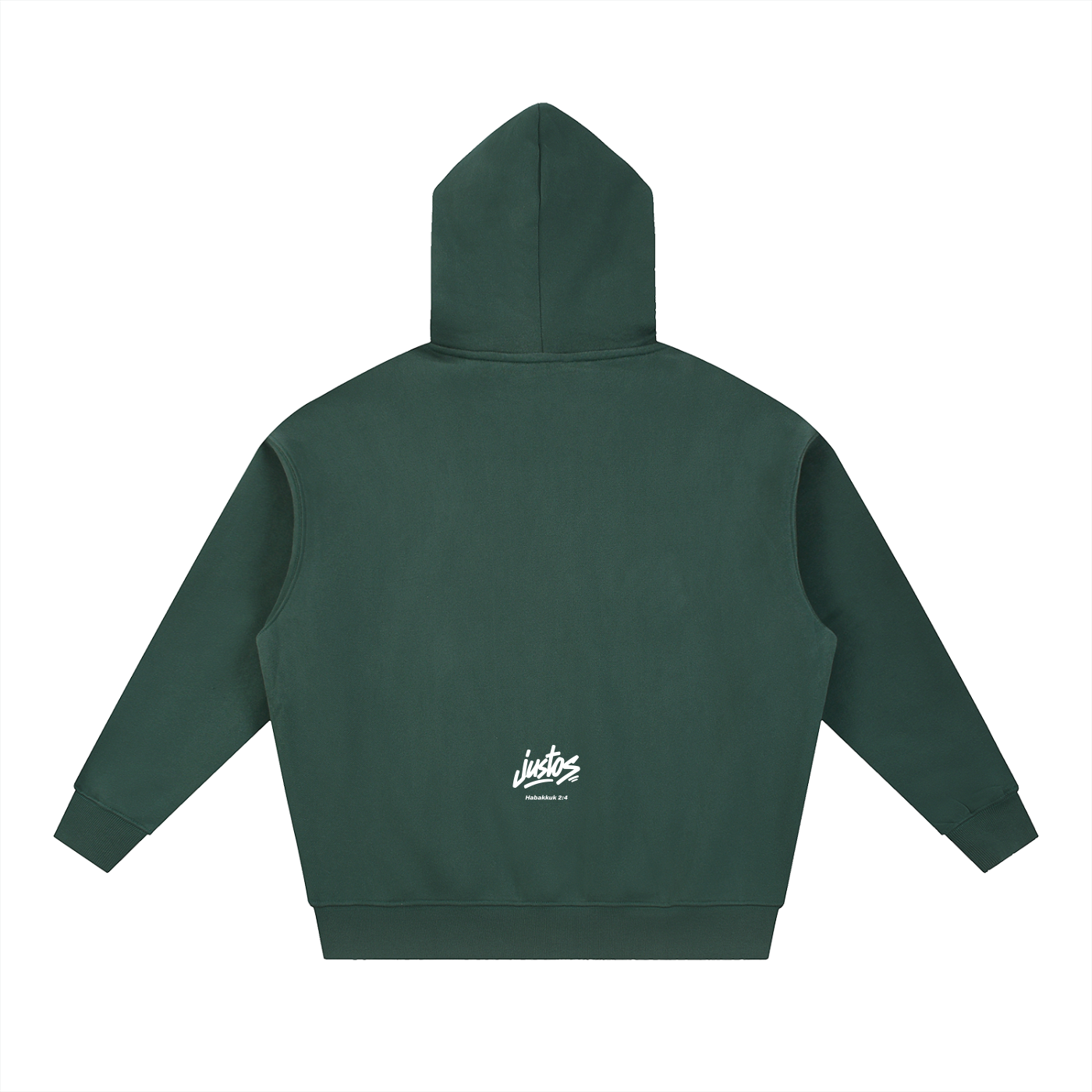 Fleece Boxy Hoodie - Dark Gree,I love Jesus
