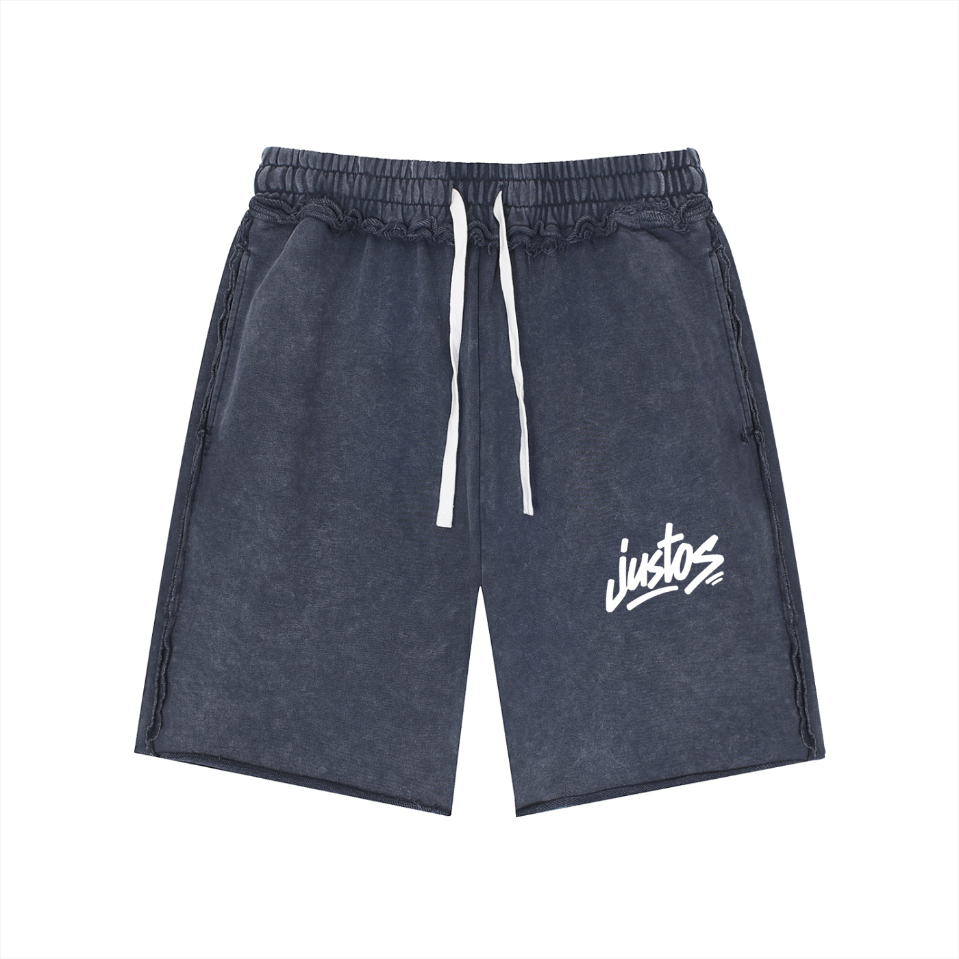 Wash Raw Edge Shorts,Justos
