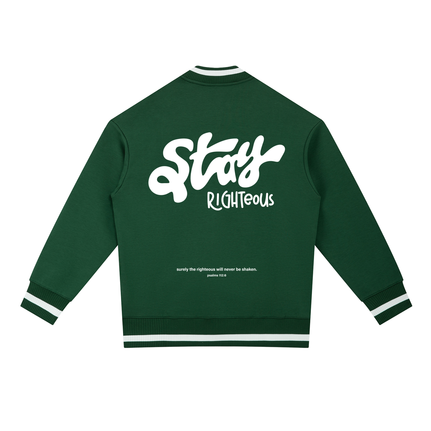 Stay Righteous,Piping Zip Bomber Jacket