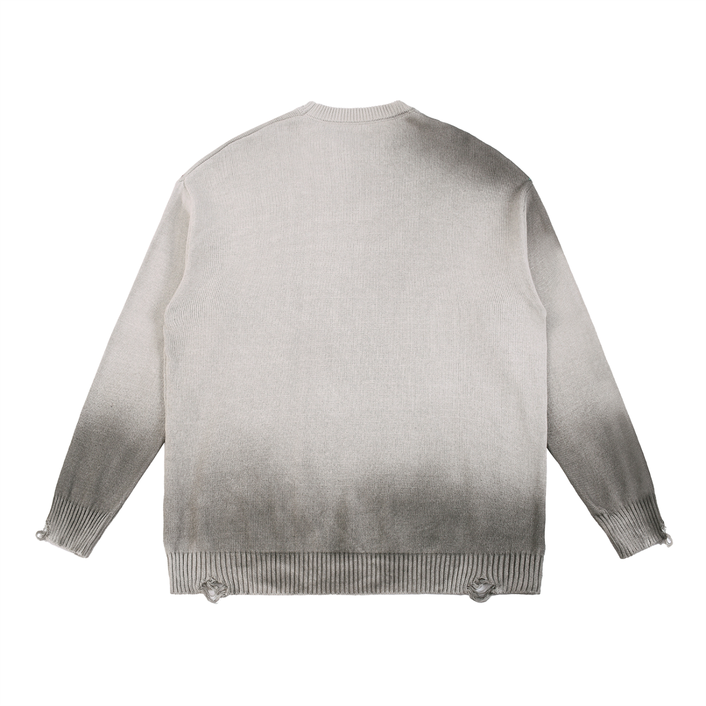 Chosen ByGrace Sun Fade Distressed Ripped Crewneck sweater
