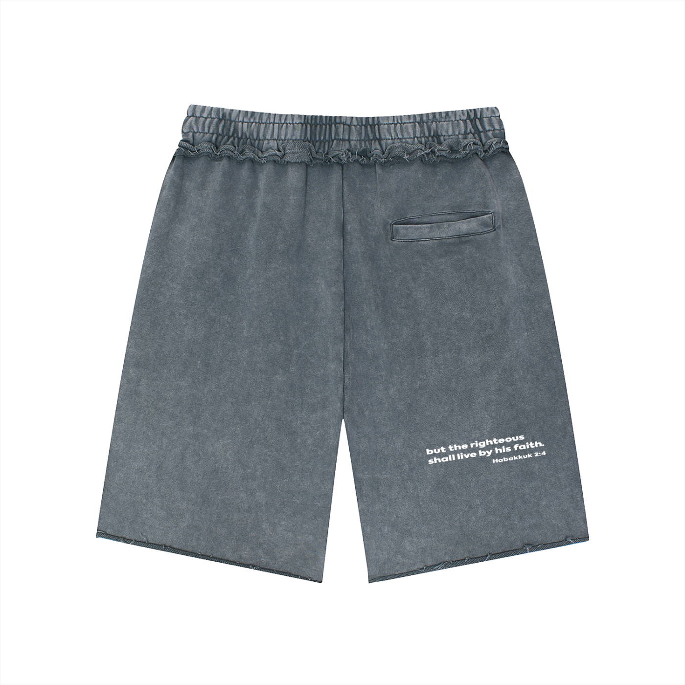 Wash Raw Edge Shorts,Justos