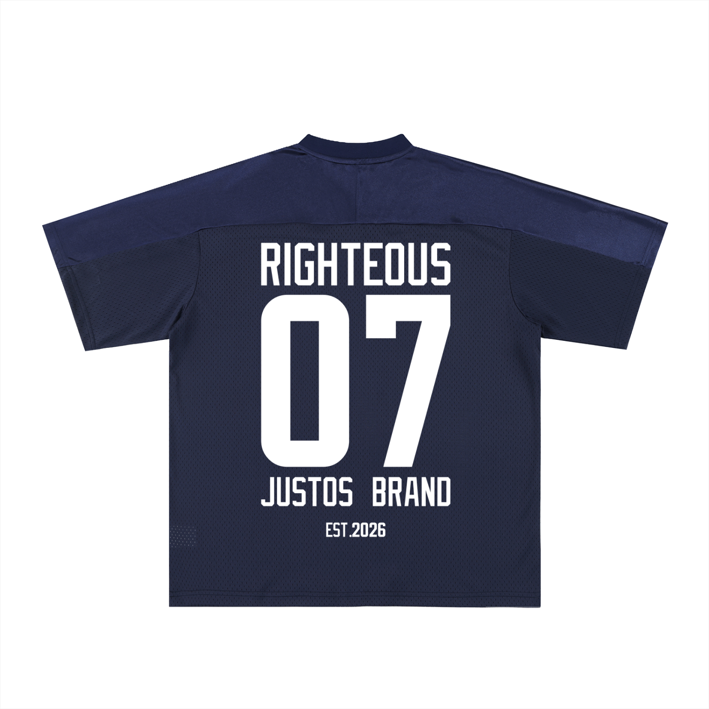 Justos Oversized Mesh V-Neck,Soccer Jersey