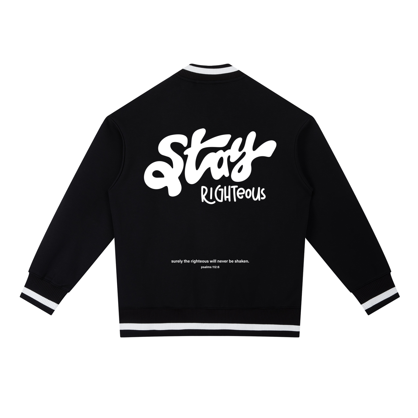 Stay Righteous,Piping Zip Bomber Jacket