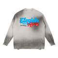 Chosen ByGrace Sun Fade Distressed Ripped Crewneck sweater