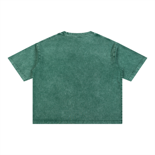 Believe,Mineral Wash Boxy Cotton shirt