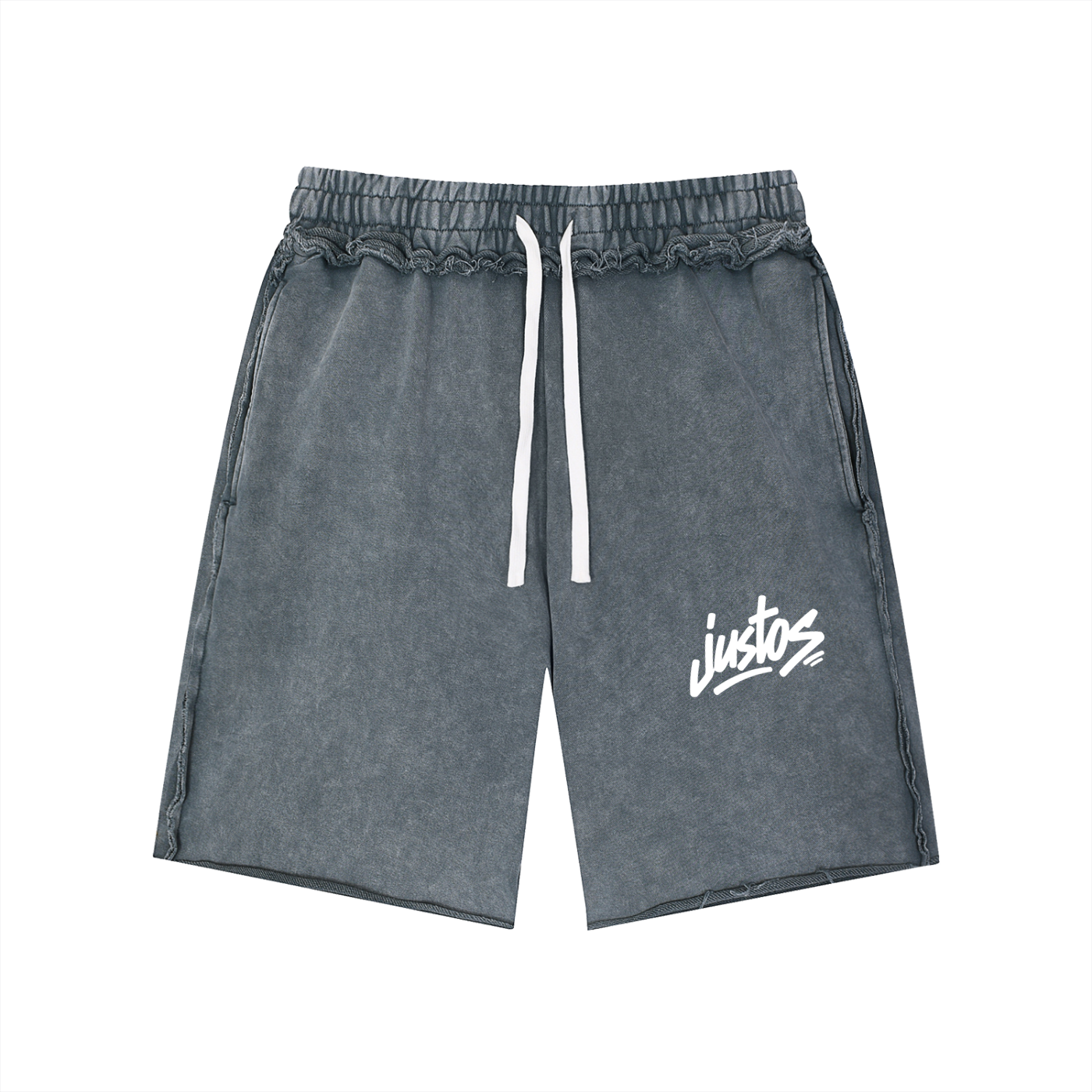 Wash Raw Edge Shorts,Justos