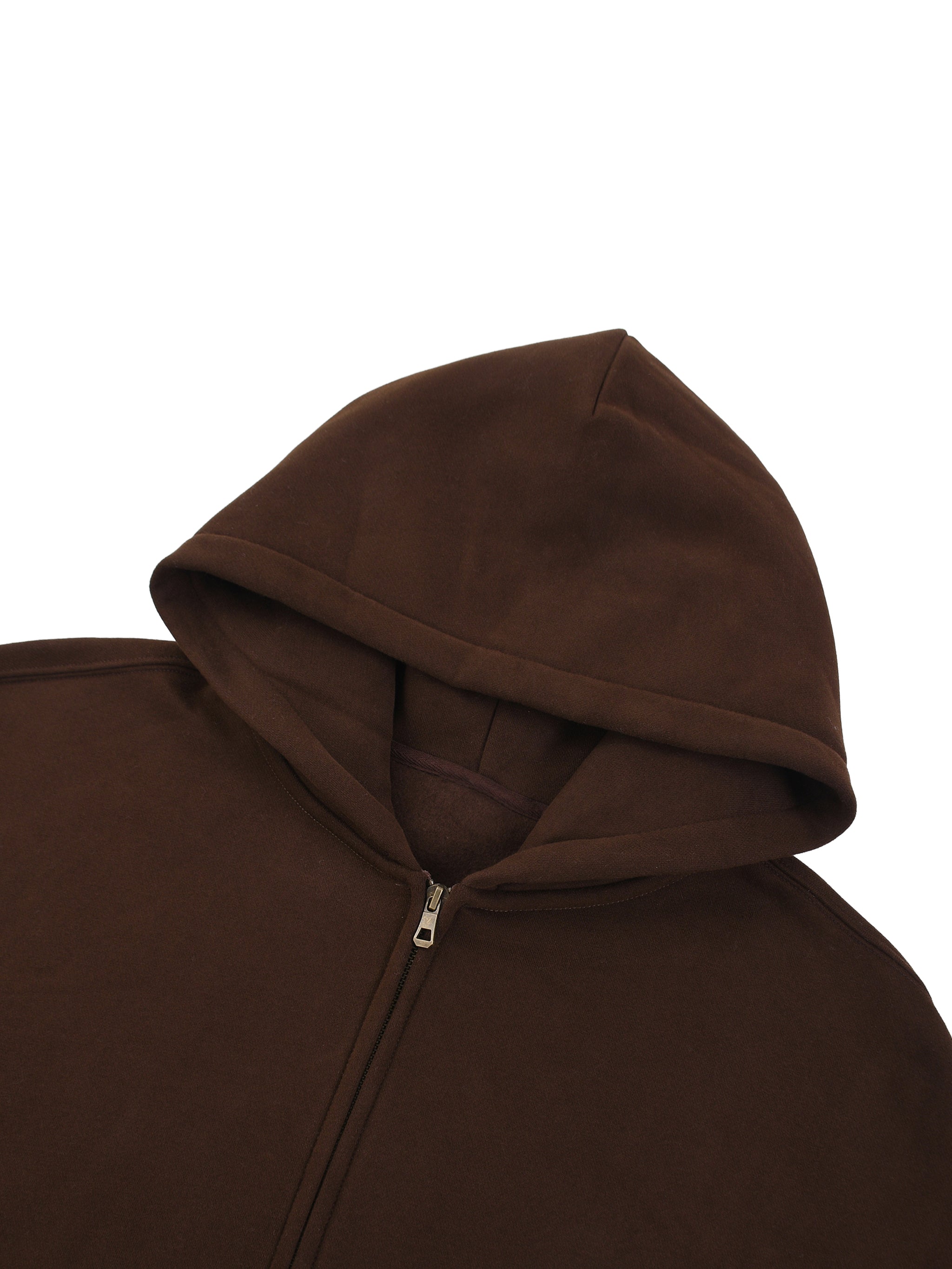 Fleece Boxy Hoodie - Brown,I love Jesus