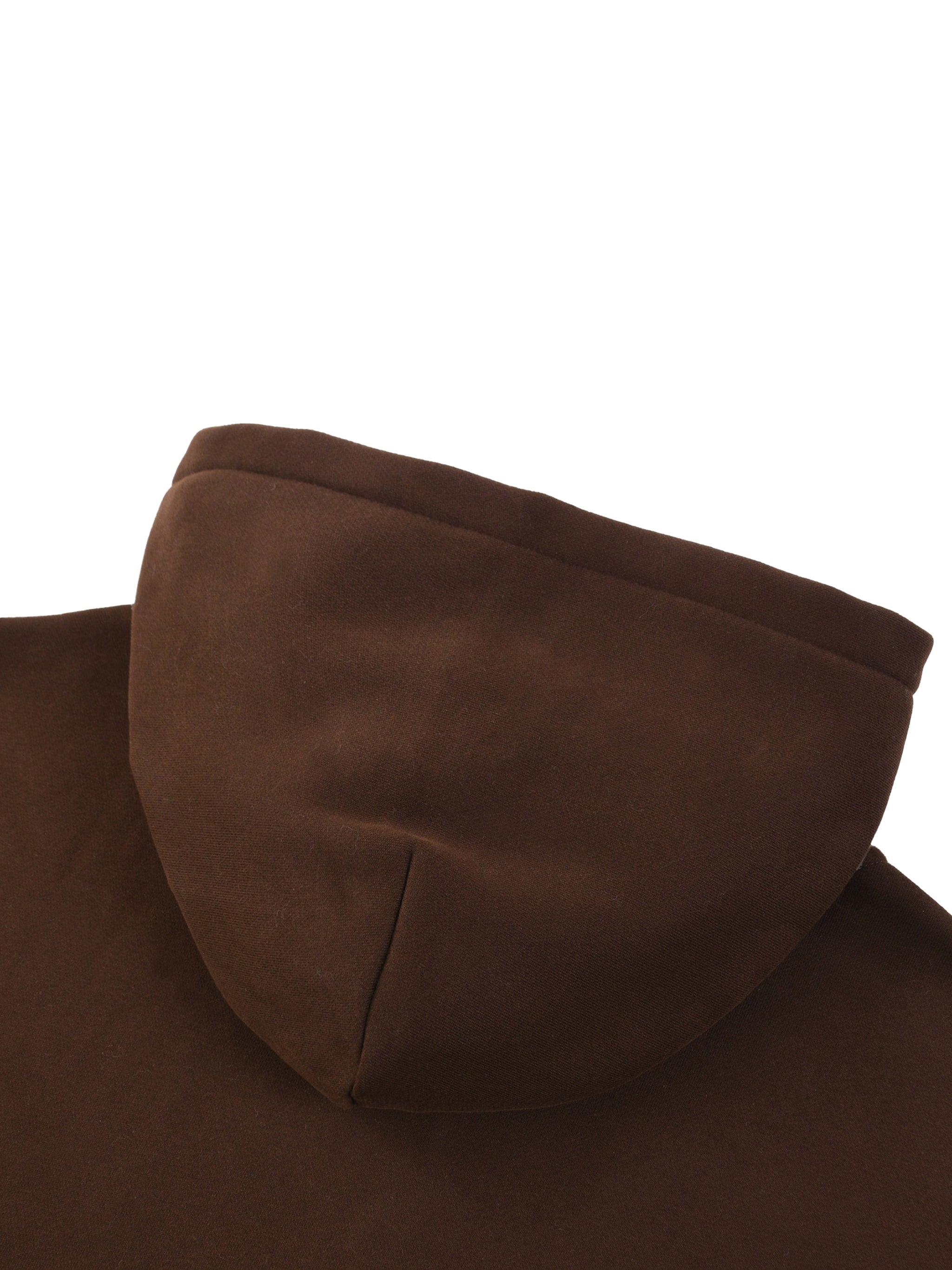 Fleece Boxy Hoodie - Brown,I love Jesus